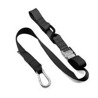 Kustom MX Tie Down 38mm Snap Hook - Black/Black Loop