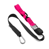 Kustom Mx Tie Down 38mm Snap Hook - Black/Pink Loop