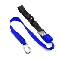 Kustom MX Tie Down 38mm Snap Hook - Blue/Black Loop