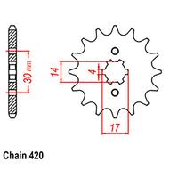 Front Sprocket - Steel 15T 420P