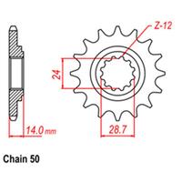 Front Sprocket - Steel 17T 530P