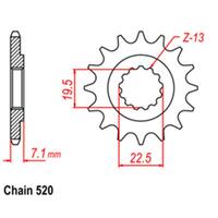 Front Sprocket - Steel 15T 520P