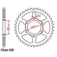 Rear Sprocket - Steel 33T 630P