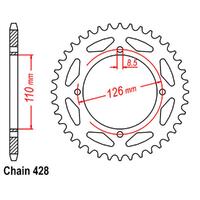 Rear Sprocket - Steel 50T 428P