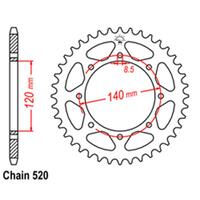 Rear Sprocket - Steel 43T 520P