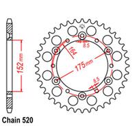 Rear Sprocket - Steel 43T 520P D/D