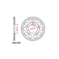 Rear Sprocket - Steel 48T 525P