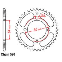 Rear Sprocket - Steel 32T 520P