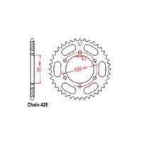 Rear Sprocket - Steel 42T 428P