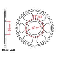 Rear Sprocket - Steel 48T 428P (CB125R 2019)