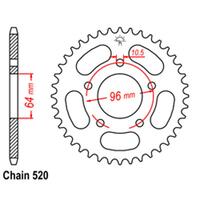 Rear Sprocket - Steel 37T 520P