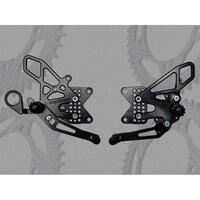 Vortex Rearsets (Black) - BMW S1000RR ('09-14) / HP4 ('13-16)