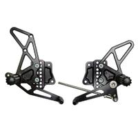 Vortex Rearsets (Black) - Suzuki GSX-R1000 ('07-08)