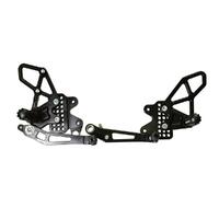 Vortex Rearsets (Black) - Suzuki GSX-R1000 ('09-16)