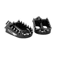 States MX S2 Alloy Off Road Footpegs - Suzuki - Black