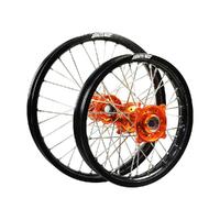 States MX Wheel Set Ktm 85Sx Sw 04-20 - Blk/Org/Sil