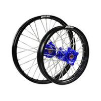 States MX Wheel Set Yamaha Yz65 14" Front/12" Rear - Black/Blue