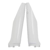 Polisport Fork Protectors - KX125/250, KX250F, RM-Z250 - White