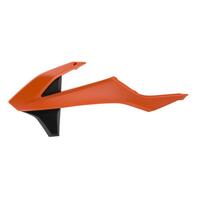 Polisport Radiator Shrouds - KTM SX/SX-F ('16-17) - Orange/Black