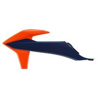 Polisport Radiator Shrouds Ktm Sx/Sx-F - Orange/Blue [B8]