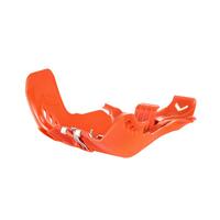 Polisport Skid Plate/Linkage Guard Fortress - KTM/Husq. Orange