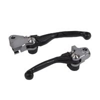 Polisport Folding Lever Set Honda Crf250R/450 - Black