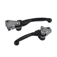 Polisport Folding Lever Set Kawasaki Kx250F/450F 05-12 - Black