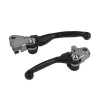 Polisport Folding Lever Set Honda Cr125/250 04-07 - Black