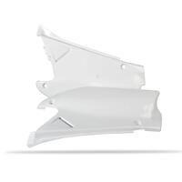 Polisport Side Covers - Hon CR125/250 ('00-01) - White