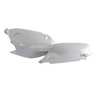 Polisport Side Covers - Kaw KX125/250 ('03-08) - White