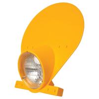 Polisport Preston Petty Headlight Number Plate - LED - Dark Yellow