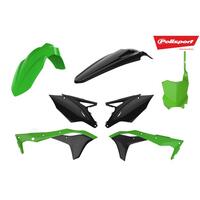 Polisport MX Kit - Kaw KX250F ('17-18) - Green/Black