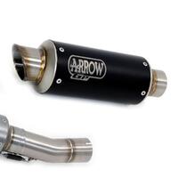 Arrow GP2 Race Muffler for Apr RSV4 ('09-15) in Dark SS