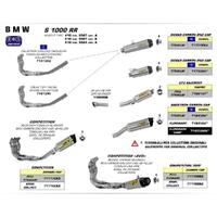 Arrow Works Muffler for BMW S 1000 RR ('09-14) in Titanium w/CF Cap