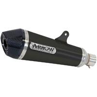 Arrow X-Kone Muffler for Yam MT-07 ('14-) in Nichrom Dark w/CF Cap