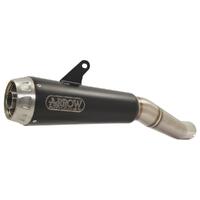 Arrow Pro-Racing Muffler for Suz GSX-250 R ('17-) in Nichrom Dark w/St Cap