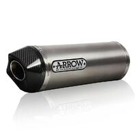 Arrow Race-Tech Muffler for Kaw Ninja 400 & Z 400 in Titanium w/CF Cap