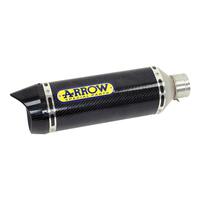 Arrow Thunder Muffler for Hon CB650R ('19-) in Carbon Fibre w/CF Cap