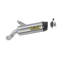 Arrow Indy Race Muffler for Kaw Ninja S1000SX/SX-T ('20-) in Titanium w/CF Cap