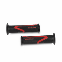 Ducati Genuine Set Of Handgrips (Red-Black)