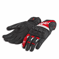 Ducati 'Sport C4' Fabric-Leather Gloves