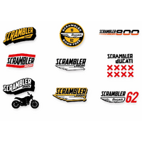 Ducati Scrambler Lifestyle Sticker Set