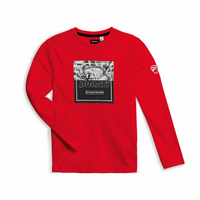 Ducati 'Graphic' Kids Long-Sleeved T-Shirt