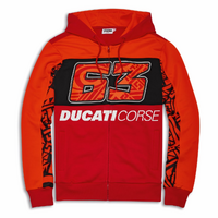 Ducati 'Dual Pecco Bagnaia 63' Hooded Sweatshirt