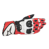 Alpinestars GP Plus R Black/White/Red Performance Riding Road Gloves