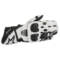 Alpinestars GP Pro R2 Black/White Performance Riding Road Gloves