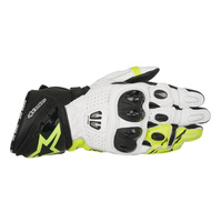 Alpinestars GP Pro R2 Black/White/Fluro Yellow Performance Riding Road Gloves