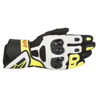 Alpinestars SP Air Black/White/Fluro Performance Riding Road Gloves