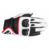 Alpinestars Celer V2 Black/White/Fluro Red Road Riding Road Gloves