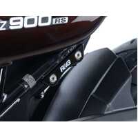 Rear Footrest Plates (pair BLK),Kawasaki Z900/Z900RS